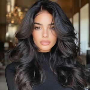 🌸 Hairline Illusions Wig Hair Prosthesis Floor Model - Large Virgin Brunette